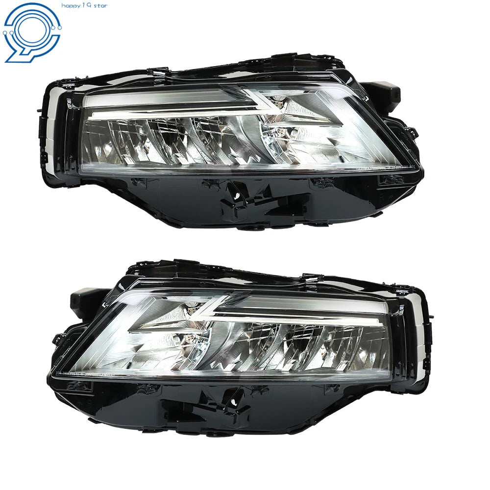 Set of 2 LED Chrome Headlights for Nissan Rogue (2021-2023)