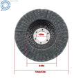 10 Pcs 4-1/2" Scour Flap Discs 320 & 600 Grit for Angle Grinder