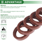 Set of 5 Oil Seal Rotary Shaft Seal FKM Rubber 27x35x7mm
