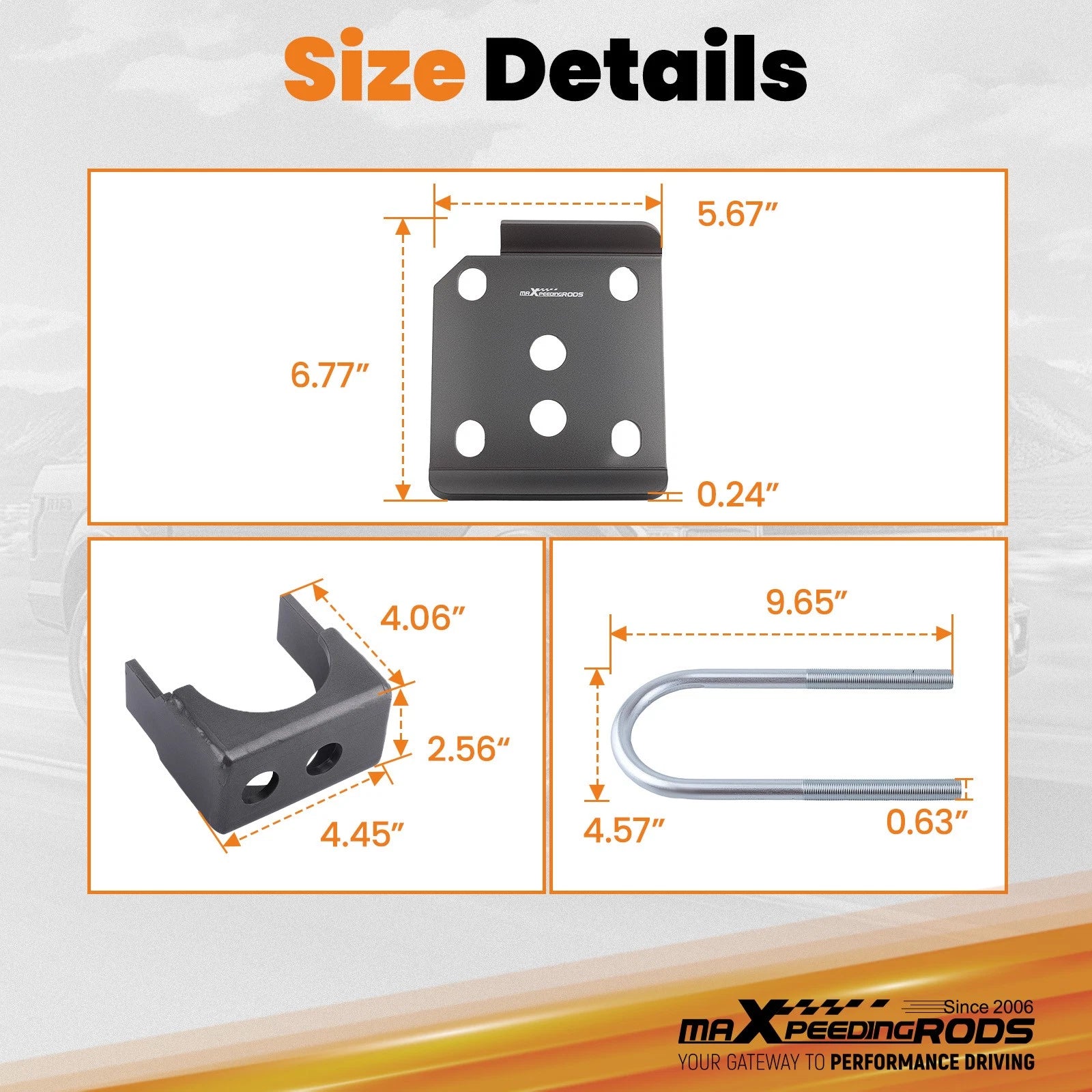 6" Rear Suspension Drop Kit for Ford F150 (2004–2020)