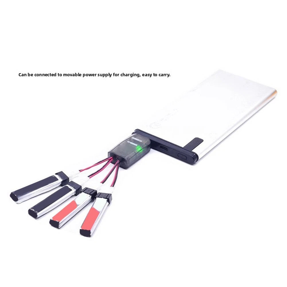 USB Battery Charger for CX405 (1S RC Batteries) - 4 Independent Channels