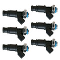 Set of 6 Fuel Injectors for Buick LaCrosse Allure Lucerne Pontiac Grand Prix V6 (2005–2009)