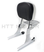 Detachable Sissybar Backrest Luggage Rack for Harley Dyna (2005–2019)