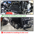 Chrome Oil Cooler Cover for Harley Touring Models (2011–2016)