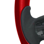 18 Inch Steering Wheel YourGrip Wood Candy Red for Kenworth T680 (2013–2021)