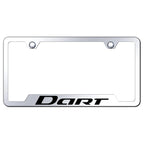 Stainless Steel Cut-Out License Plate Frame - Officially Licensed for Dodge Dart