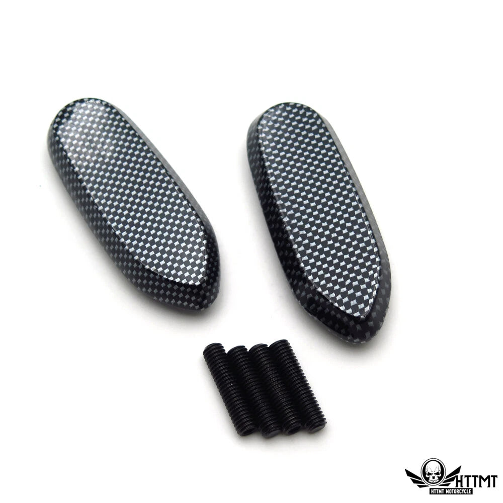Mirror Base Block Off Plates for Suzuki GSX-R 600 750 1000 (2006–2008) Carbon