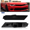 Front Side Marker Reflector Light Housing Smoked Lens for Chevy Camaro (2010–2015)