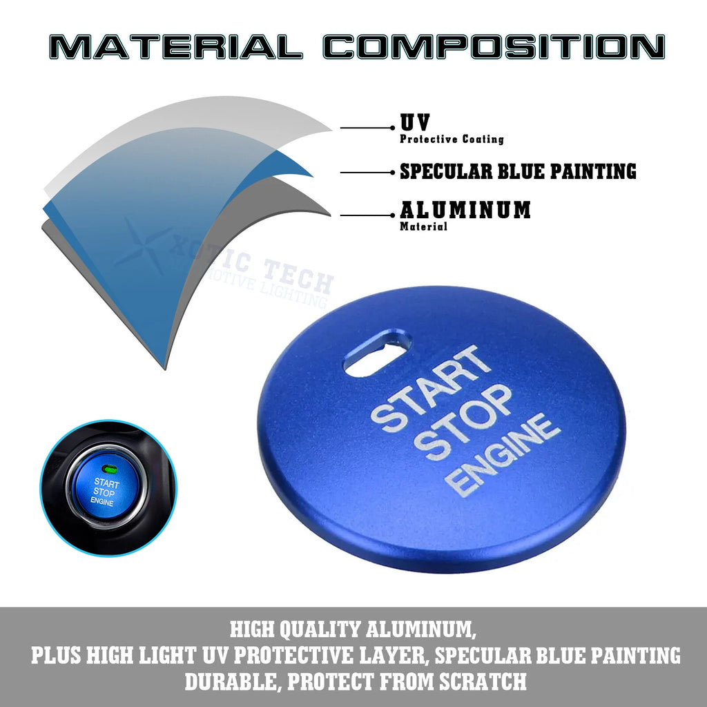 Engine Start & Cigarette Eject Button Trim for Mazda 3 6 CX-3 (2014-2019)