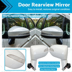 LH+RH 5 Pin Electric Side Mirror with Turn Lamp for Honda Jazz City (2002–2023)