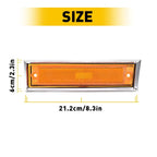 Amber Lens Front Side Marker Lights for Chevrolet GMC Suburban (1981–1986)
