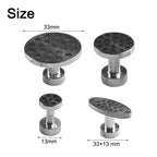 Set of 4 Car Dent Repair Aluminum Puller Tabs for Any Vehicle