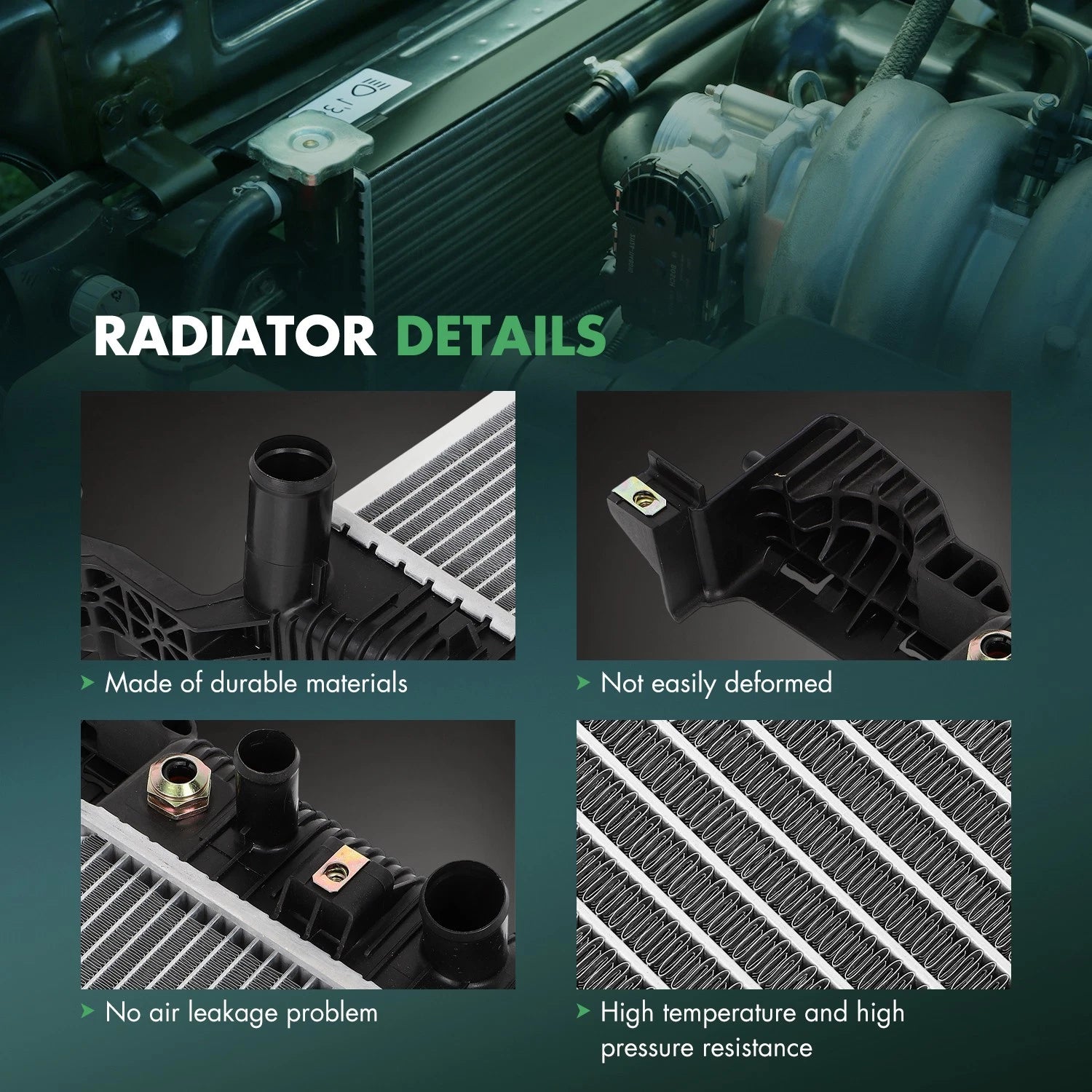 Aluminum Radiator for Ford Edge (2012–2014)