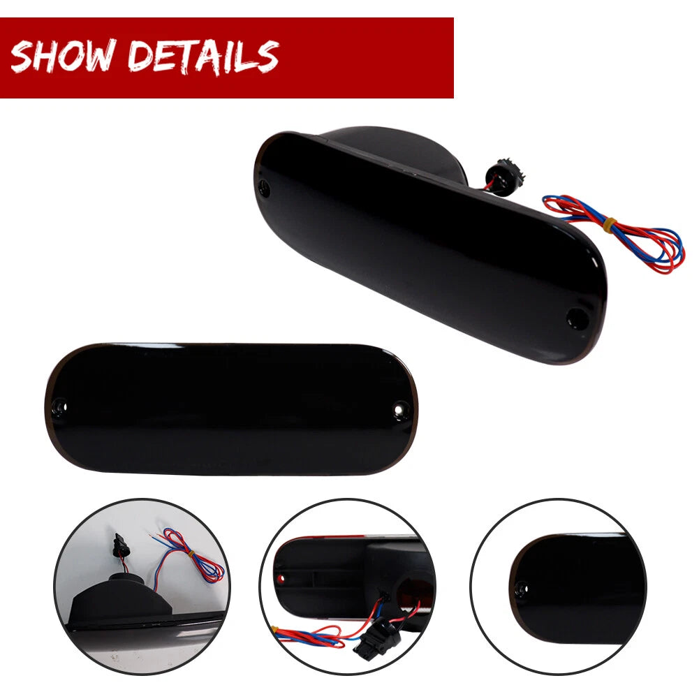 2Pcs Smoked Rear Reverse Tail Brake Lights for Chrysler PT Cruiser