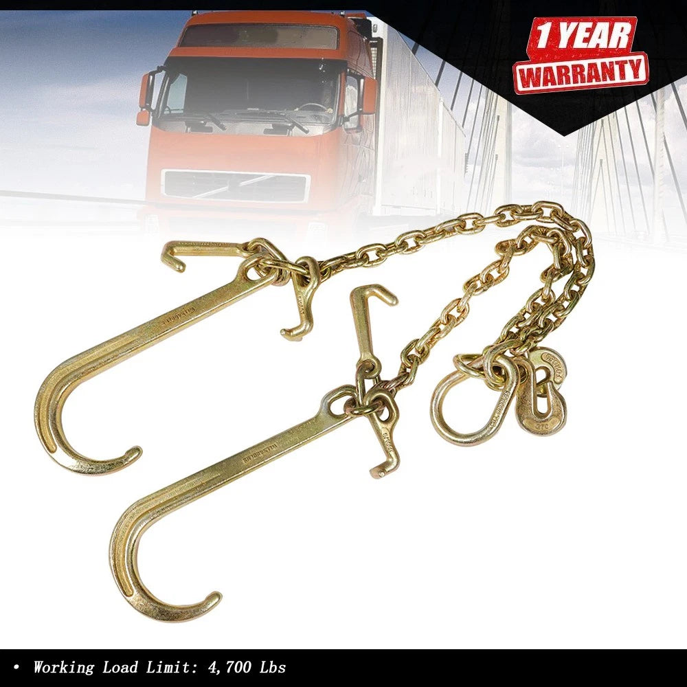 Set of 2 Grab Hooks for Tractor Car Wrecker Truck