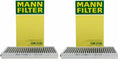 Set of 2 Activated Charcoal Cabin Air Filters 64319171858 for BMW E60 E63 (2007–2010)
