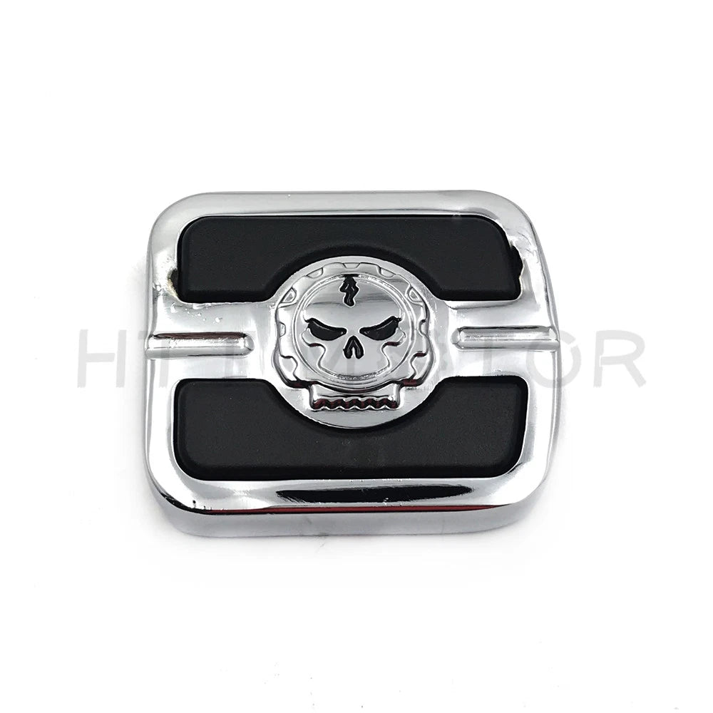 Chrome Skull Brake Pedal Pad for Harley Night Train FXSTC (2001–2003)