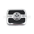Chrome Skull Brake Pedal Pad for Harley Night Train FXSTC (2001–2003)