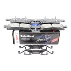 Set of 4 Bosch QuietCast Ceramic Front Brake Pads for Dodge Durango Jeep MB X166 W166