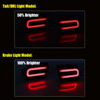 Red LED Fog Lights Kit for Toyota Land Cruiser Prado FJ150 (2010–2019)