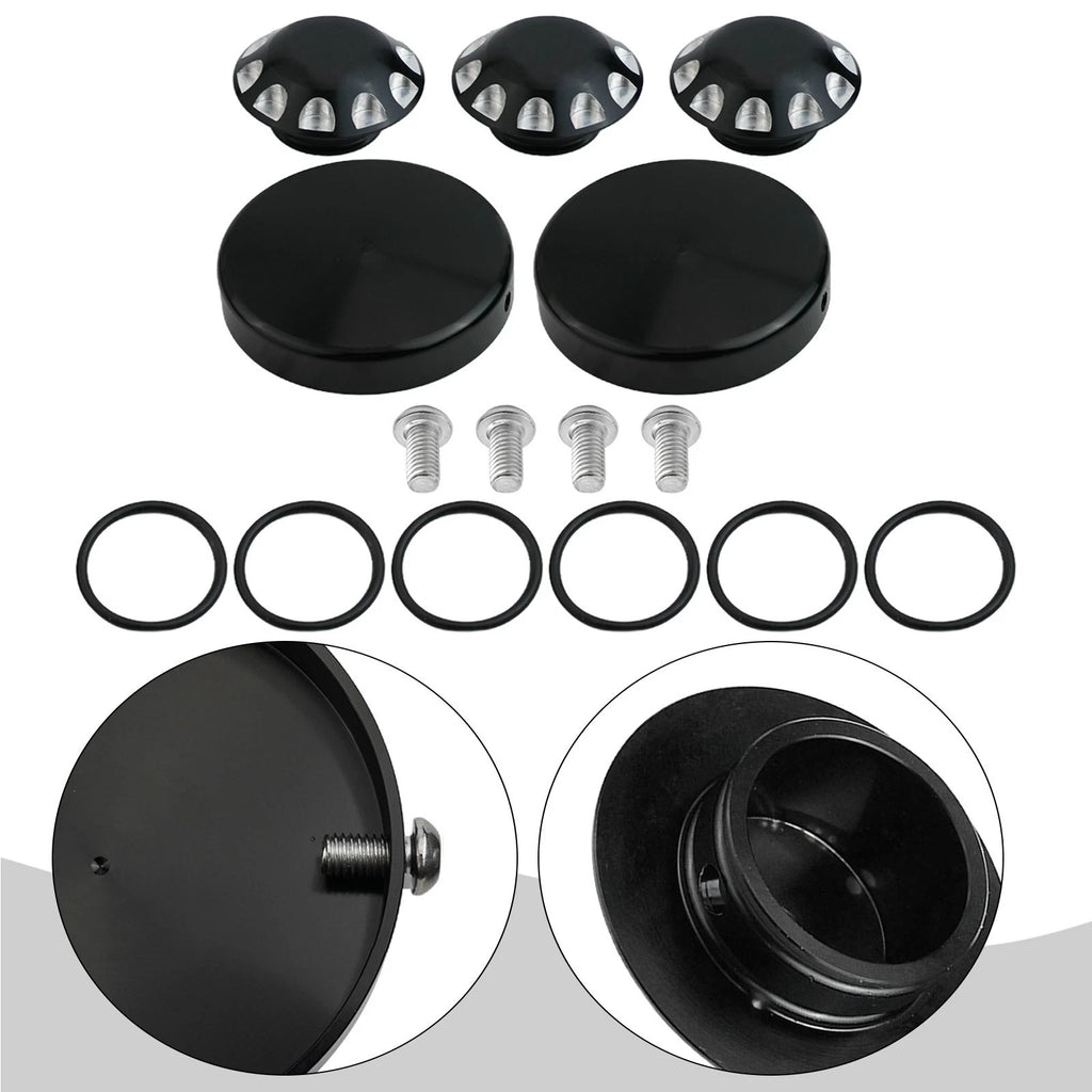 Set of 2 Chrome Aluminum Axle Covers for CanAm Ryker