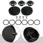 Set of 2 Chrome Aluminum Axle Covers for CanAm Ryker