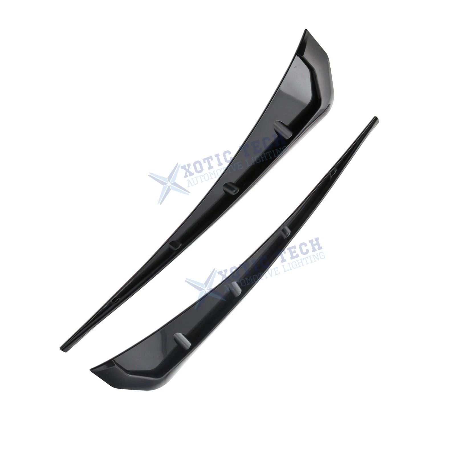 Gloss Black Front Fender Side Vent Molding Cover Trim for Honda Civic (2016-2021)