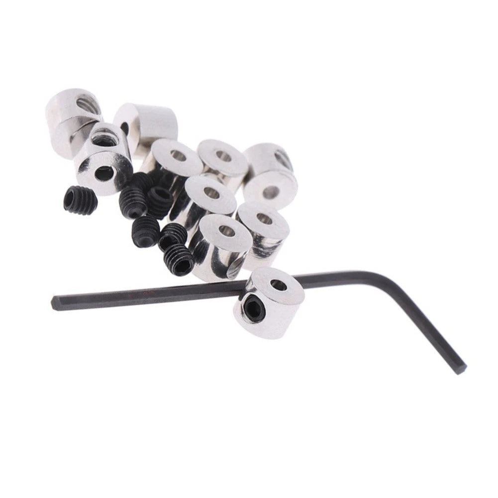 Set of 10 Pin Keeper Locking Backs for Hats Bags Cards