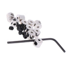 Set of 10 Pin Keeper Locking Backs for Hats Bags Cards
