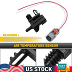 Ambient Temp Air Temperature Sensor & Connector for Ford F150 F250 F350 (2011–2017)