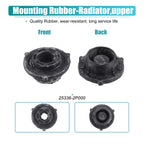 2X Lower Rubber Cushion Radiator Mount Insulator for Kia Sorento (2011–2015)