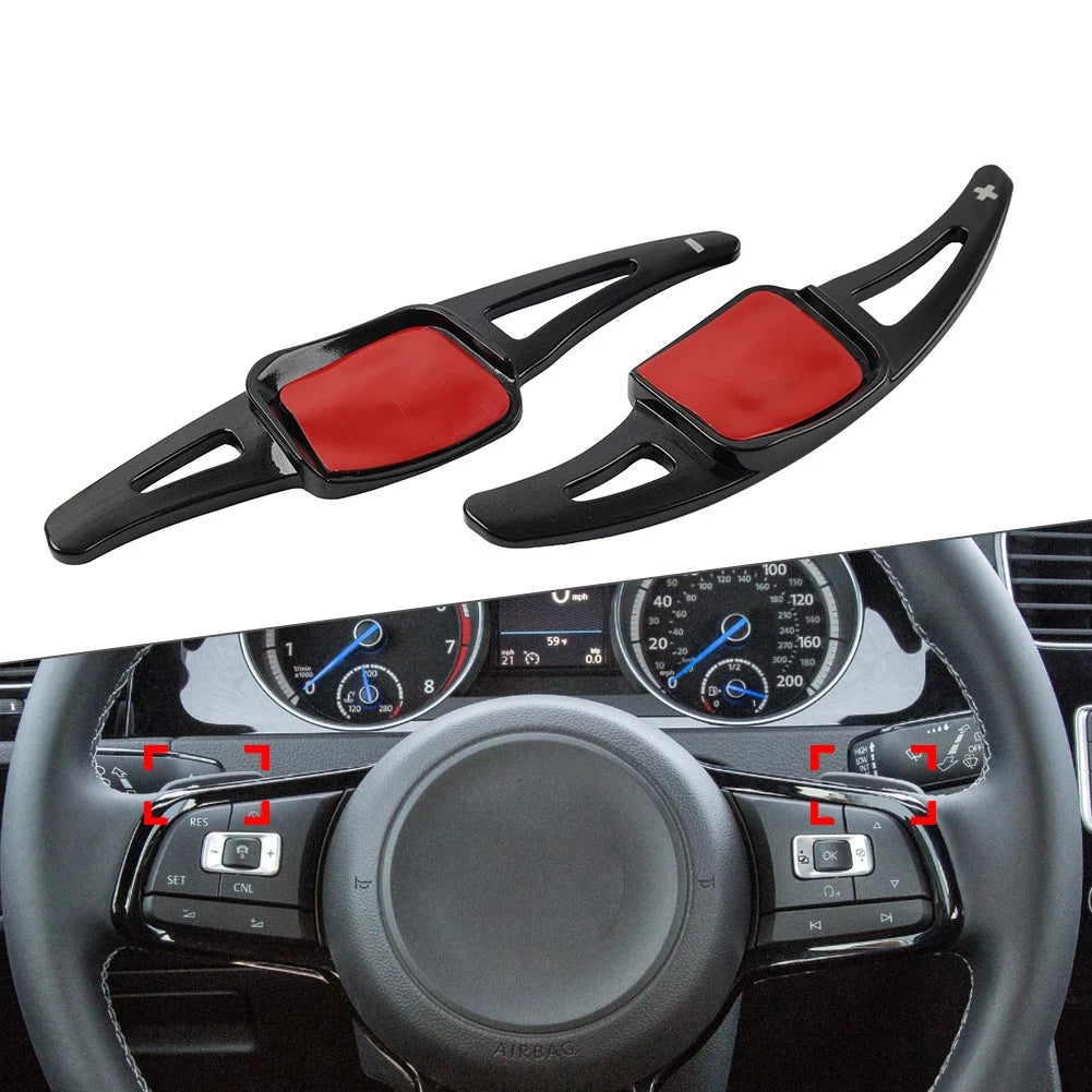 Steering Wheel Paddle Shifter Extension for VW Golf 8, Atlas, Sharan, CC, Touareg (2019–2023)