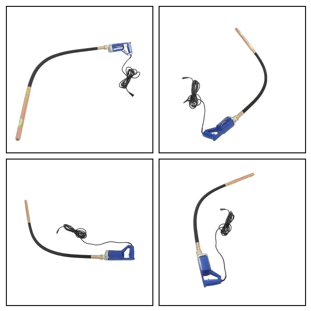 Electric Concrete Vibrator with 6.6 ft Shaft for Handheld Use
