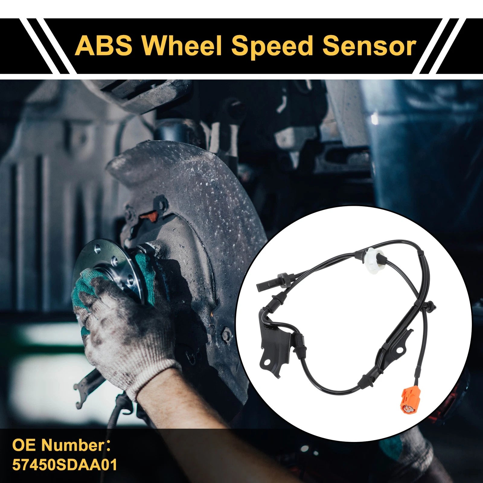 ABS Wheel Speed Sensor No. 57450SDAA01 for Honda Accord (2018–2023)