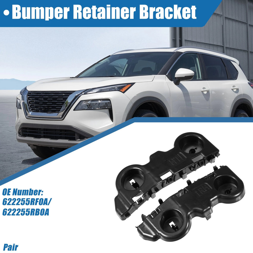 Set of 2 Bumper Brackets No.622245RF0A for Nissan Kicks (2017–2020)