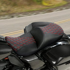 Driver Passenger Seat for Harley Electra Road Glide (2009–2024) Black