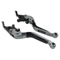 Titan Extendable Brake Clutch Levers for Kawasaki ZX1400 ZX14R ZZR1400 (06-17)
