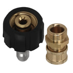 Brass Adapter for Pressure Washer Hose Quick Connect (5000–5000PSI)
