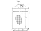 Radiator for Massey Ferguson 275 290 675 690