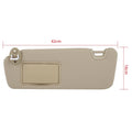 Left Driver Side Sun Visor for Toyota Highlander (2014–2019) Beige