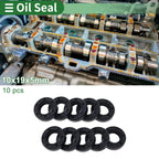 Oil Seal   - NBR Rubber 10x19x5mm High Pressure