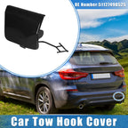 Tow Hook Eye Hole Cover Cap for BMW X3 G08 (2018–2023) Black Rear Right
