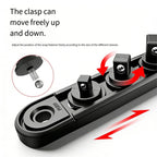 Magnetic Socket Organizer for Mini (1/2, 3/8, 1/4 Inch)