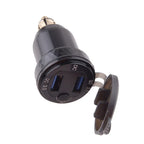 Dual USB Adapter Charger Socket for BMW - Voltage Meter (Fits Various Models)