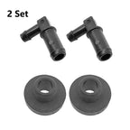 Set of 2 Fuel Tank Stem & Bushing Kit for Husqvarna Lawn Mower (532139277, 532003645)