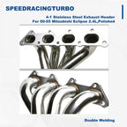Stainless Steel Exhaust Manifold Header Kit for Mitsubishi Eclipse (2000–2005)