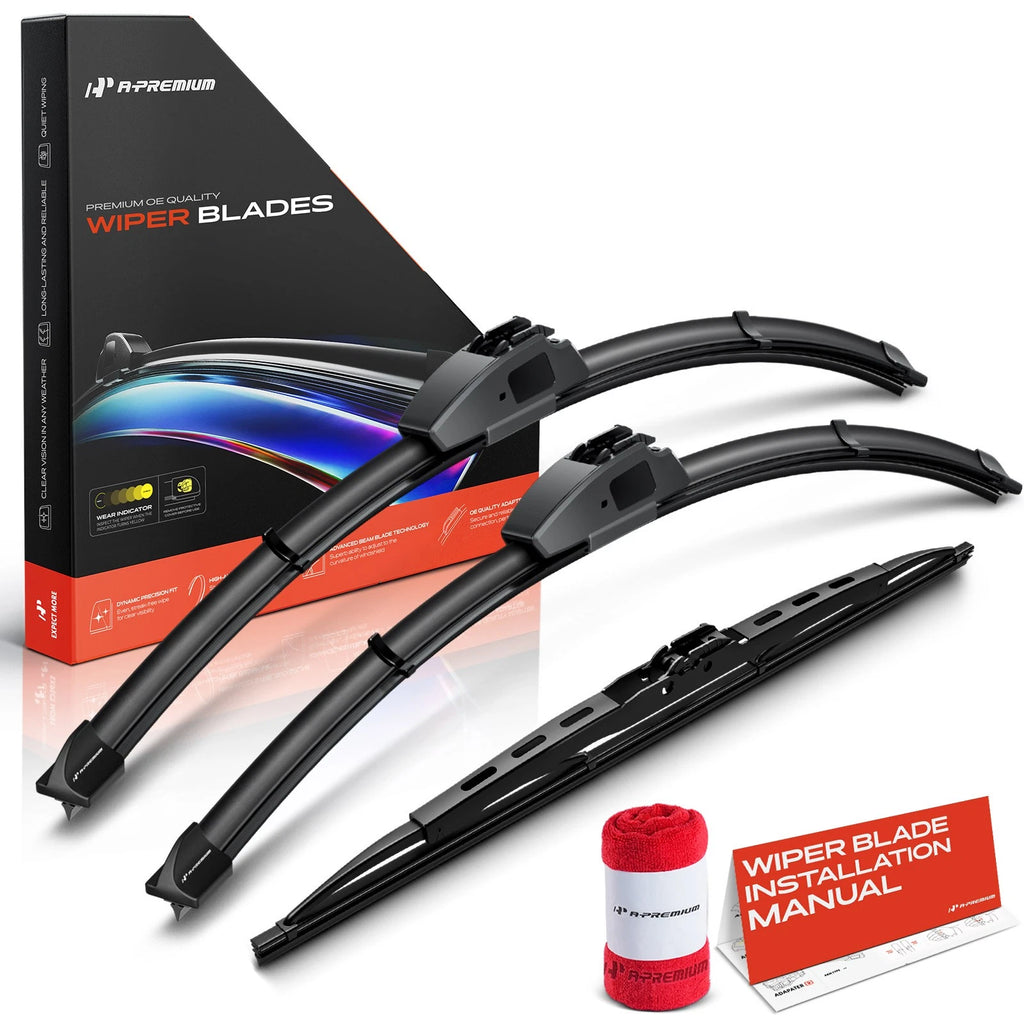 Set of 3 Windshield Wiper Blades for Ford Windstar (1995–2003)