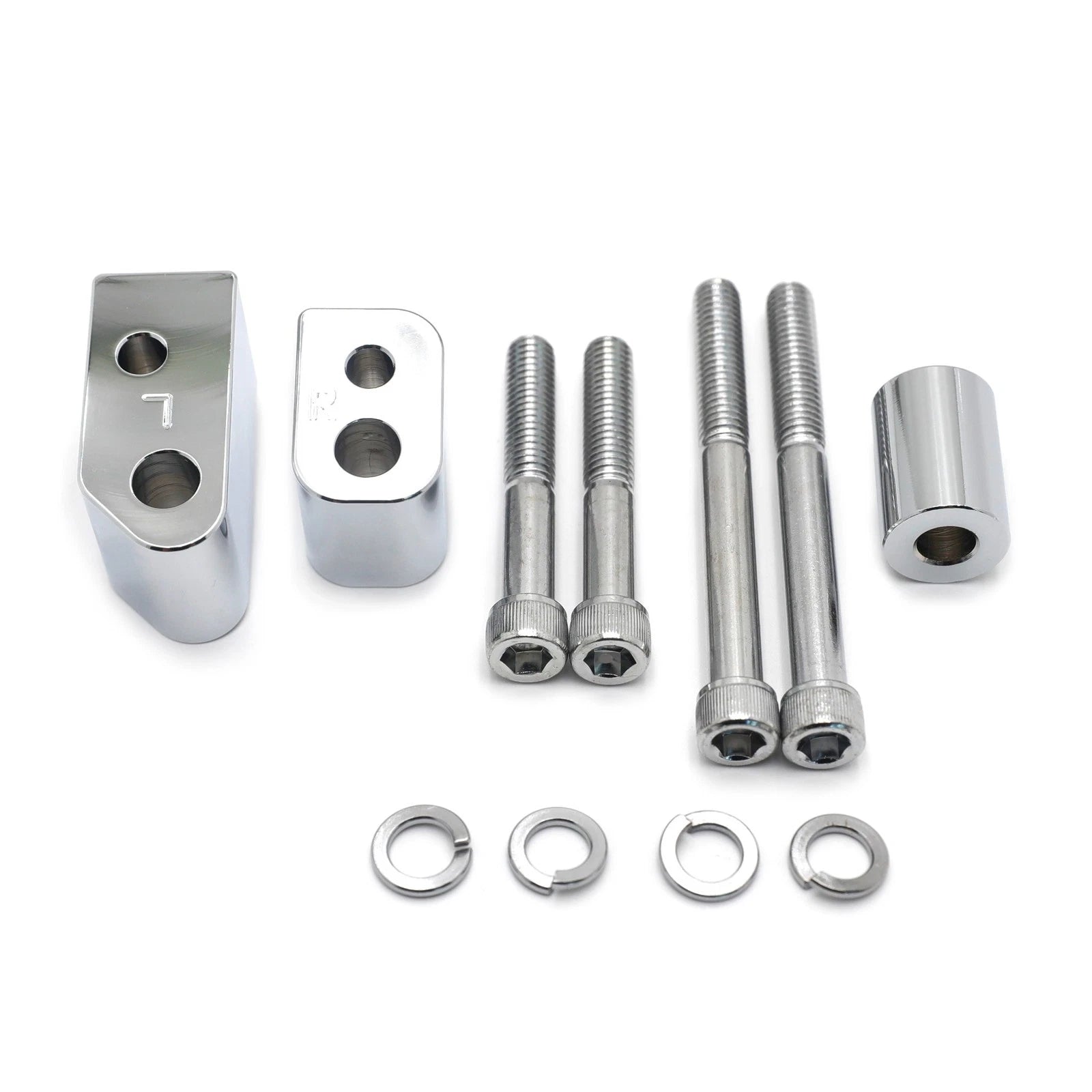 1.25" Footboard Extension Spacer Kit for Harley Touring Road King Electra Glide