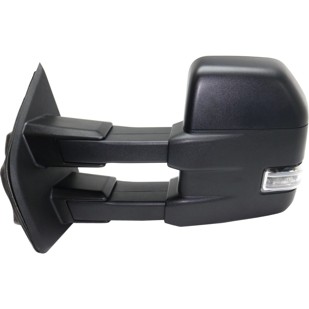 Tow Mirror Set for Ford F-150 (2015–2018) Power Fold Textured Black