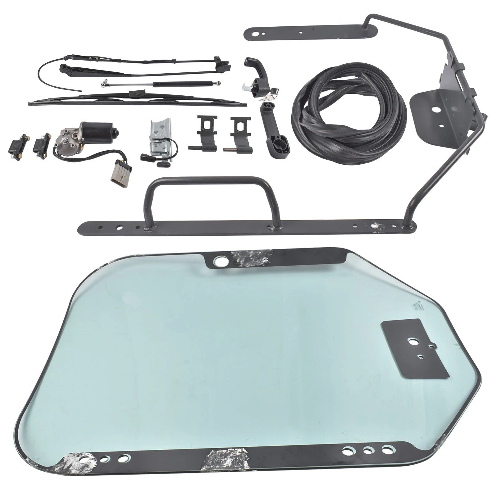 Front Door Glass Kit for Bobcat A770 T450 T650 T740 S450 S550 S650 S740 (2010–2023) 7109661